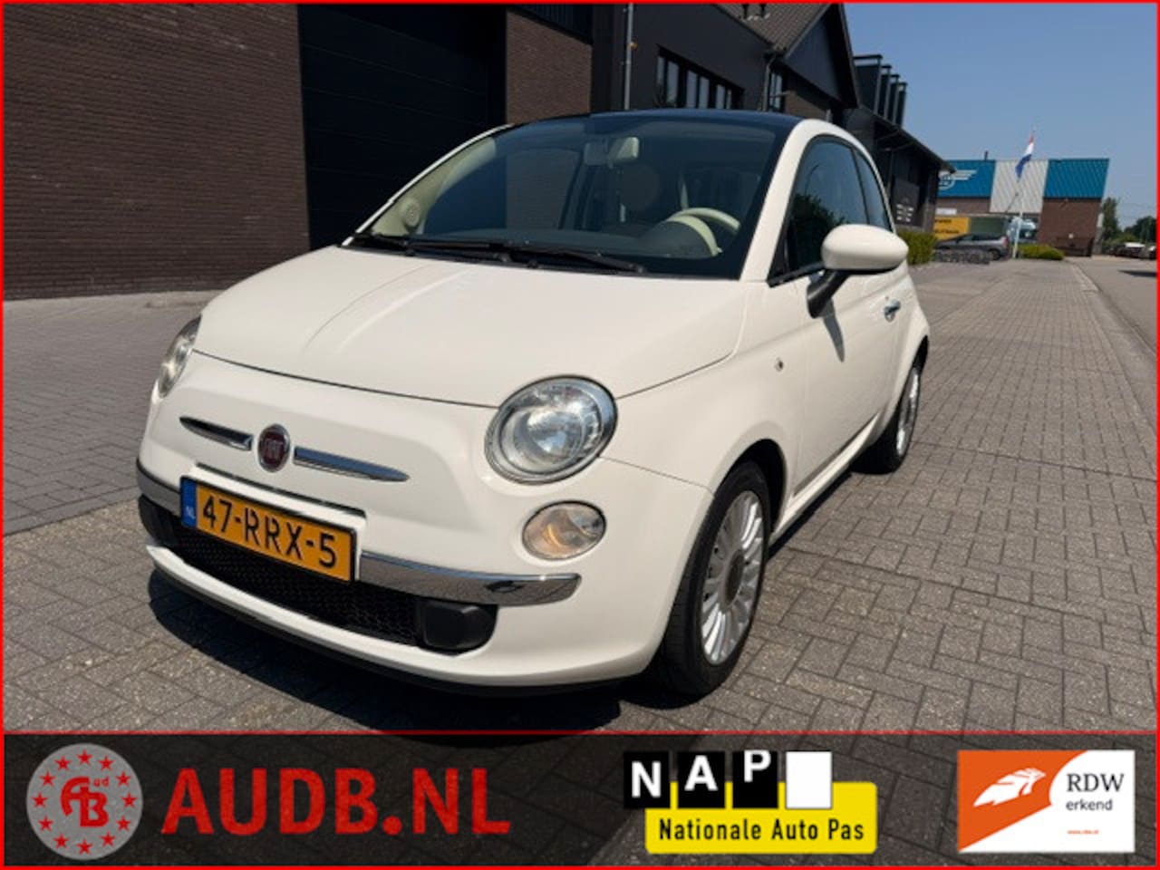 Fiat 500 - 0.9 TwinAir Lounge| SPORT VLG.|PANODAK|AIRCO| - AutoWereld.nl