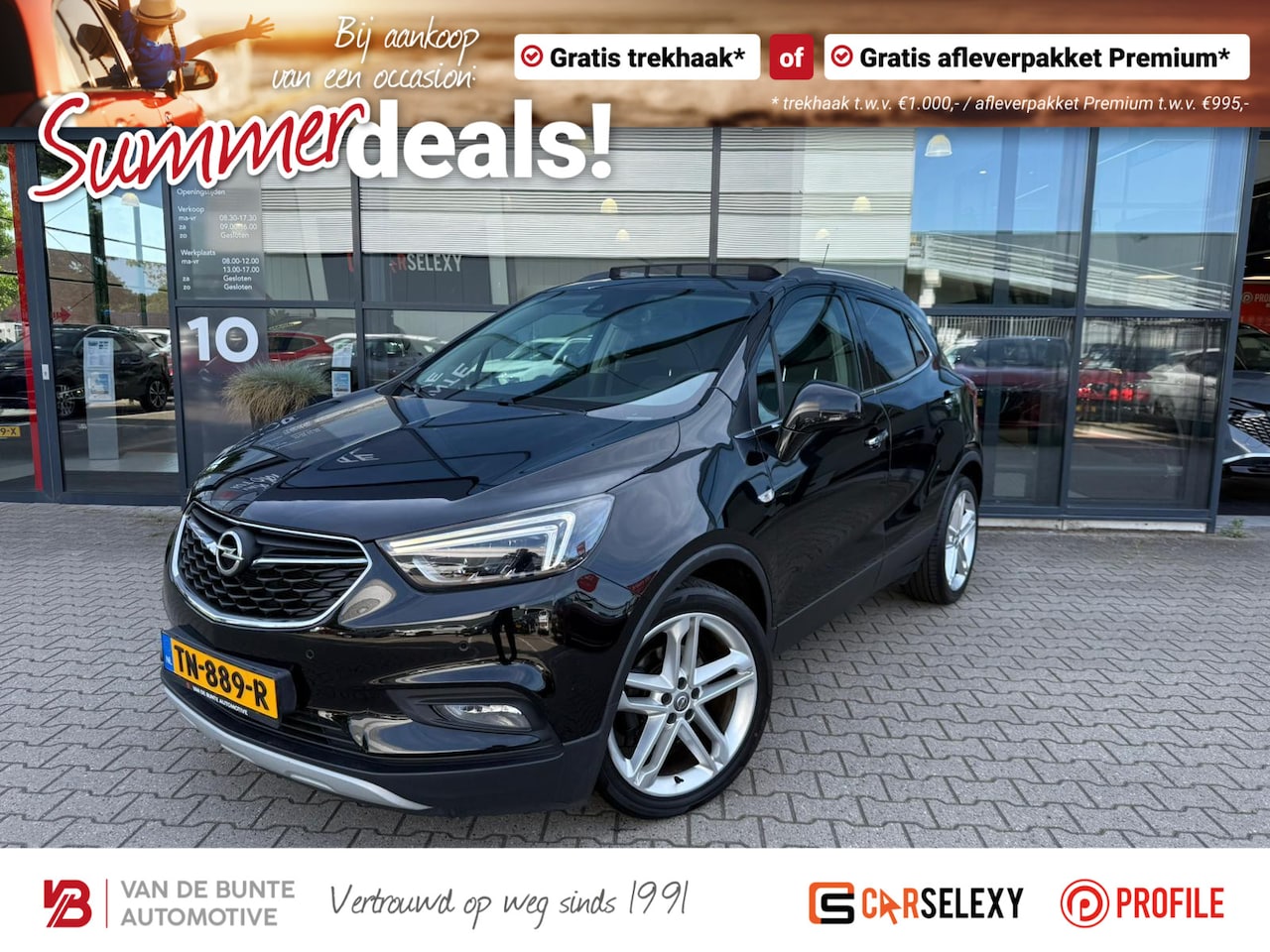 Opel Mokka X - 1.4 Turbo Black Edition *Schuif-/Kanteldak* - AutoWereld.nl