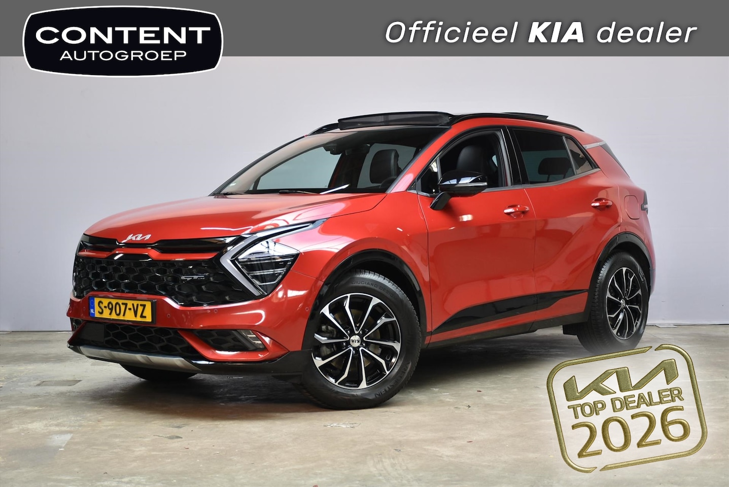 Kia Sportage - 1.6 T-GDi 230pk Hybrid AT6 GT-PlusLine - AutoWereld.nl