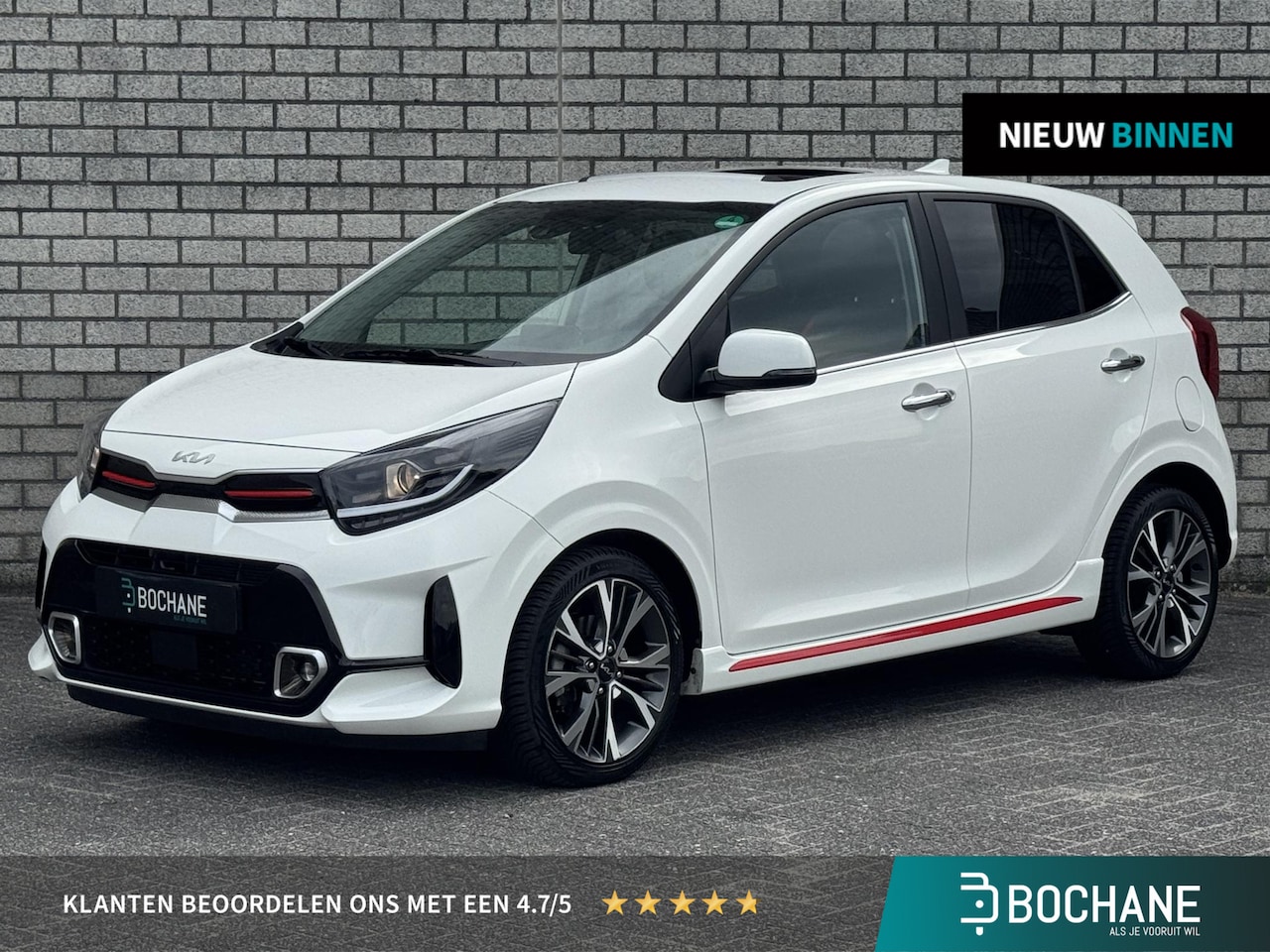 Kia Picanto - 1.0 T-GDi GT-Line 5p | Schuif-/kanteldak | Achteruitrijcamera | Stoelverwarming | Navigati - AutoWereld.nl