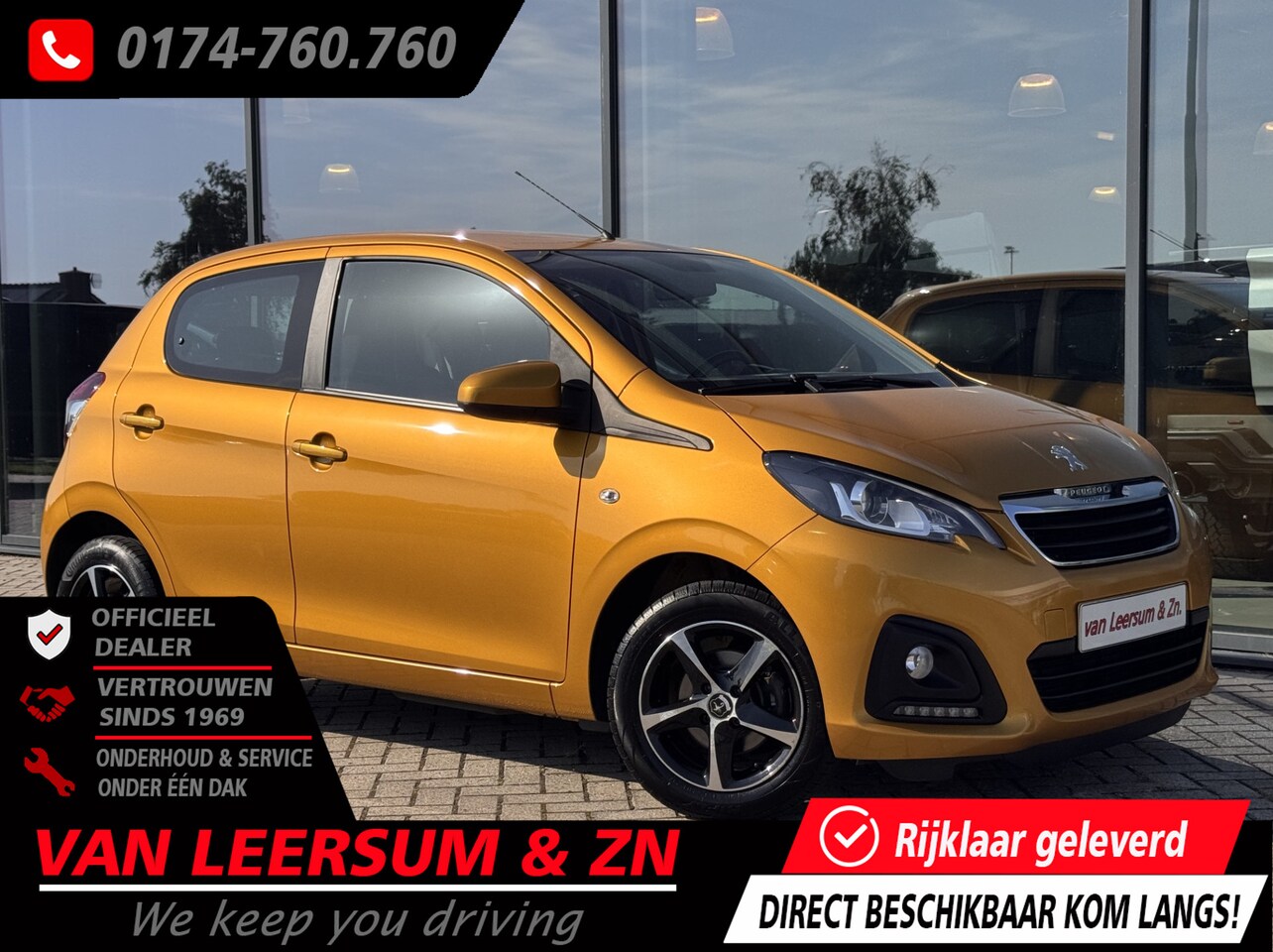 Peugeot 108 - 1.0 e-VTi Active | Airco | Nugget Yellow - AutoWereld.nl