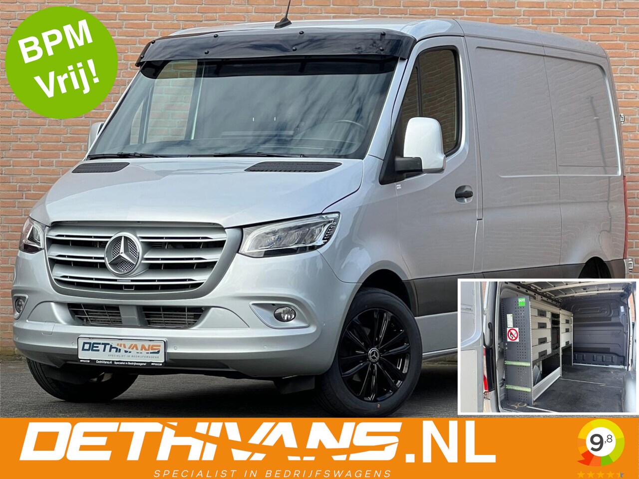 Mercedes-Benz Sprinter - 314CDI 143PK 9G-Tronic / M-Bux / Distronic / Complete inrichting - AutoWereld.nl