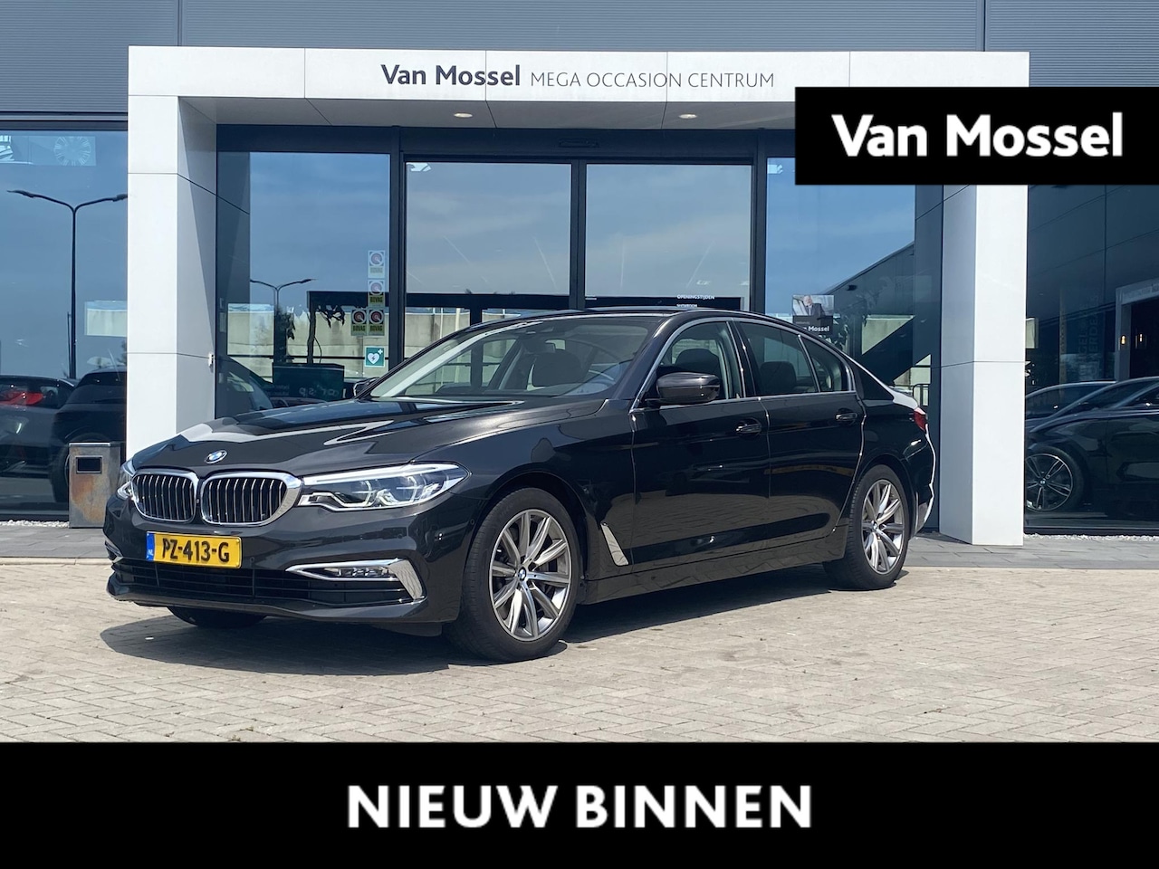 BMW 5-serie - 530i High Executive | LEDER | MEMORY STOELEN | 360 CAMERA | DODEHOEK DETECTIE | STOELVERWA - AutoWereld.nl