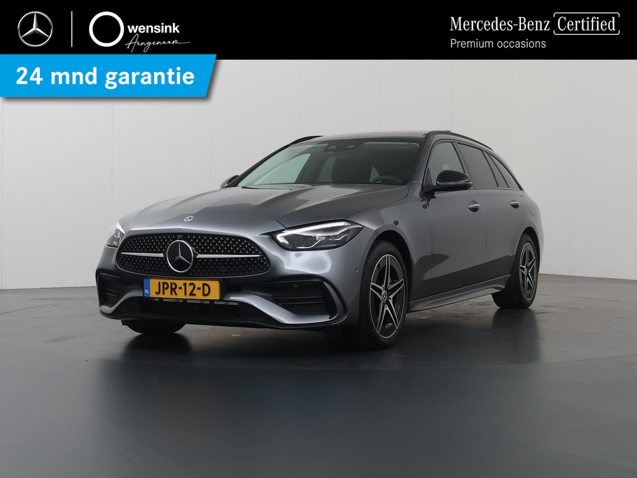 Mercedes-Benz C-klasse Estate - 300 e AMG Line | Night | Trekhaak | Panoramadak | 360 graden camera | - AutoWereld.nl