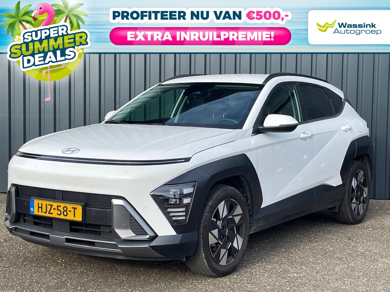 Hyundai Kona - 1.6 GDI HEV 141pk DCT Comfort Smart I | SUMMER DEALS | Stoel/Stuurverwarming | CarPlay/And - AutoWereld.nl