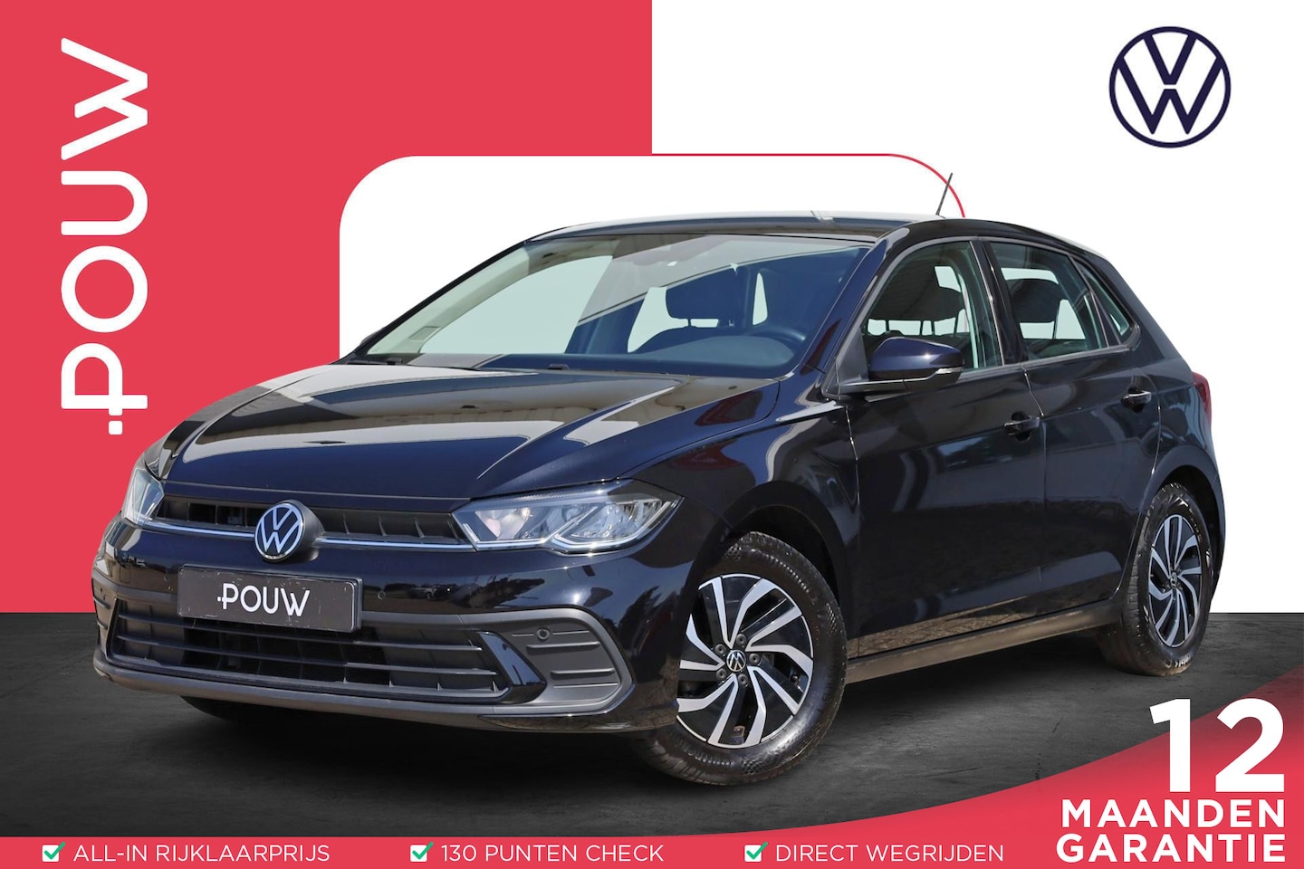 Volkswagen Polo - 1.0 TSI 95pk Life | Parkeersensoren | Travel Assist | Apple Carplay & Android Auto - AutoWereld.nl