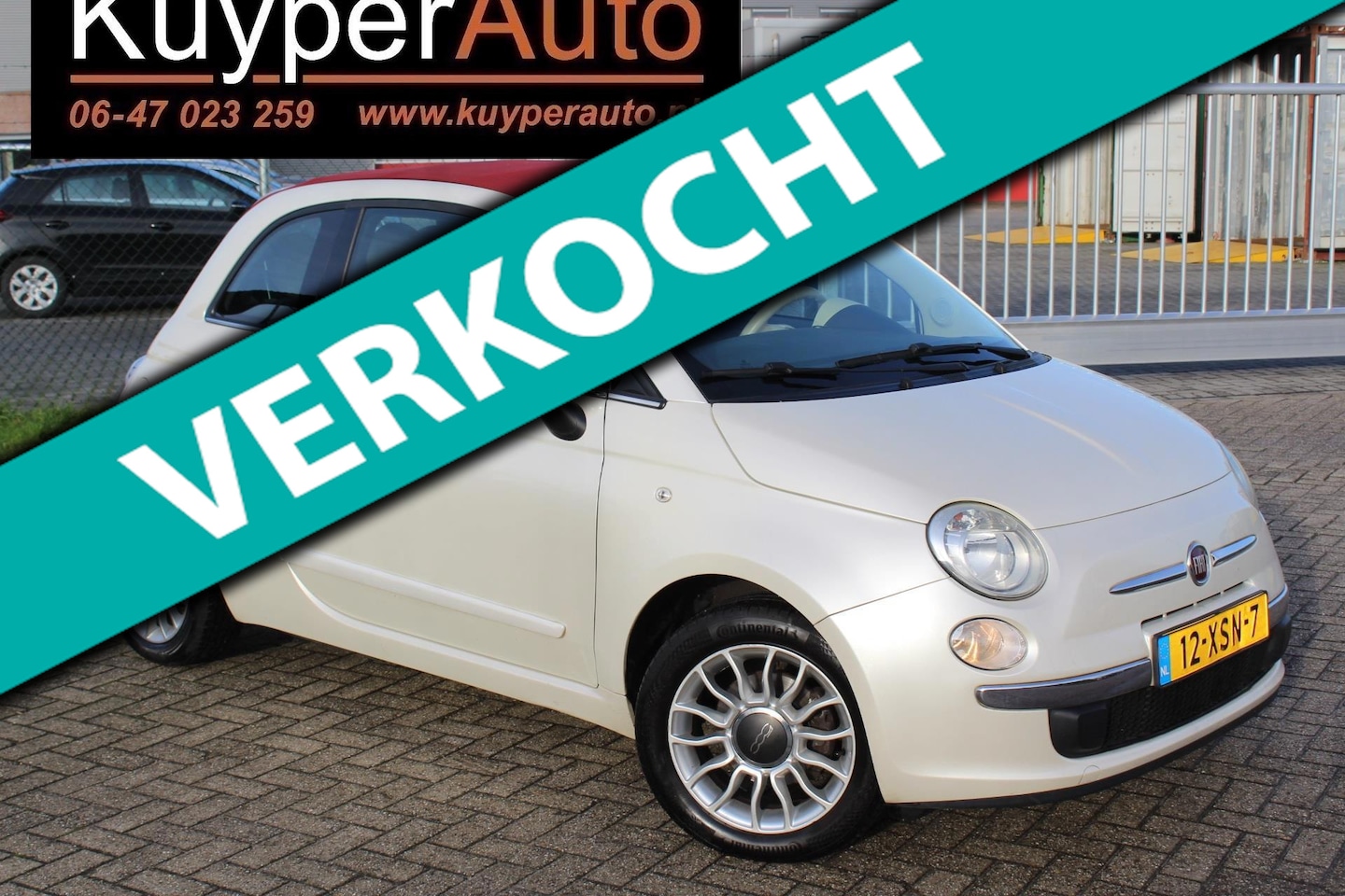 Fiat 500 C - 0.9 TwinAir Lounge cabrio ,,nap,, lage km rijklaar prijs 2e eig, - AutoWereld.nl