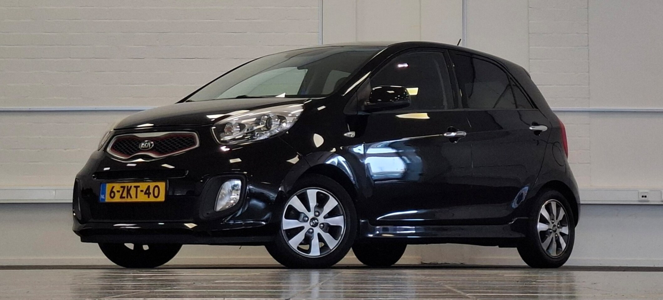 Kia Picanto - 1.0i CVVT X-treme 1e Eigenaar Lerenbekleding Lm velgen Mooi! - AutoWereld.nl