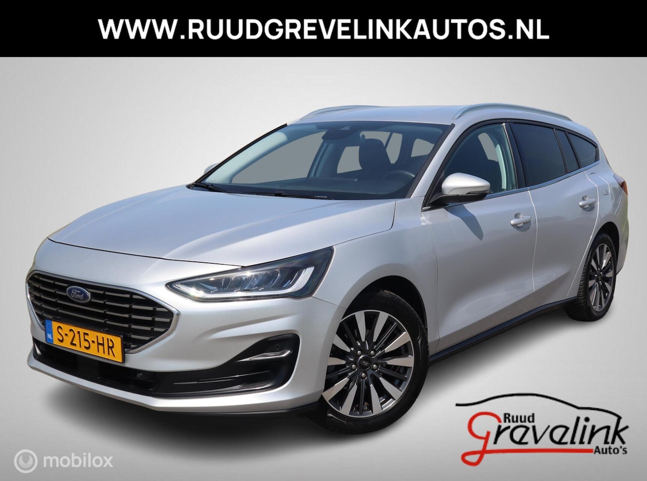 Ford Focus Wagon - EcoBoost 155 PK Hybrid MHEV (FACELIFT MODEL) Titanium X Navi|Trekhaak|LED|Camera|DAB|Donke - AutoWereld.nl