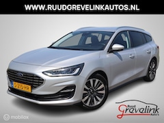 Ford Focus Wagon - EcoBoost 155 PK Hybrid MHEV (FACELIFT MODEL) Titanium X Navi|Trekhaak|LED|Camera|DAB|Donke