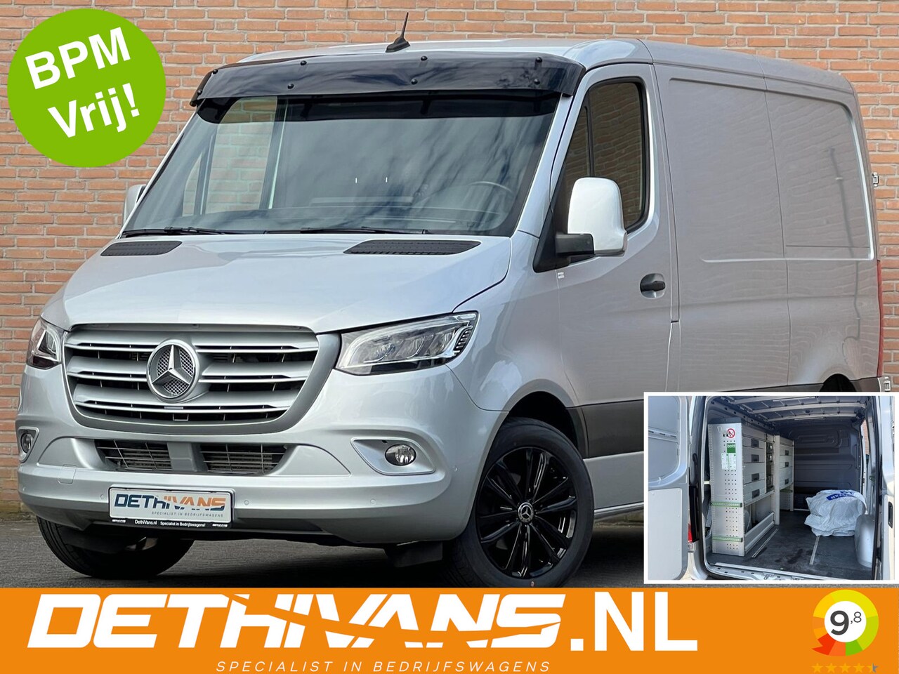 Mercedes-Benz Sprinter - 314CDI 143PK 9G-Tronic / M-Bux / Distronic / Complete inrichting - AutoWereld.nl