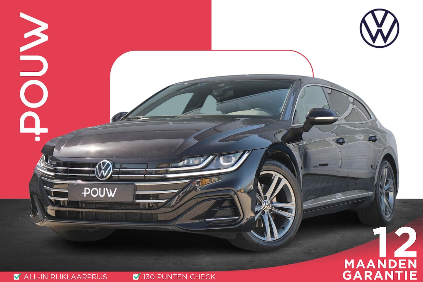 Volkswagen Arteon Shooting Brake - 1.4 TSI eHybrid 218pk R-Line Business+ | SoH 98% | Trekhaak | Achteruitrijcamera | Stoelve - AutoWereld.nl