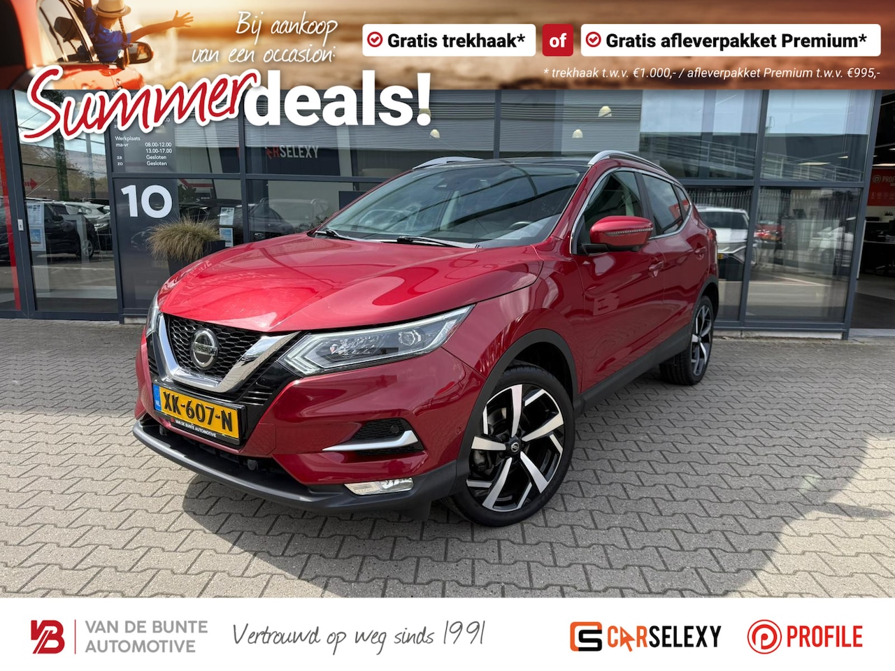 Nissan Qashqai - 1.2 Tekna *Stoelverwarming & Trekhaak* - AutoWereld.nl