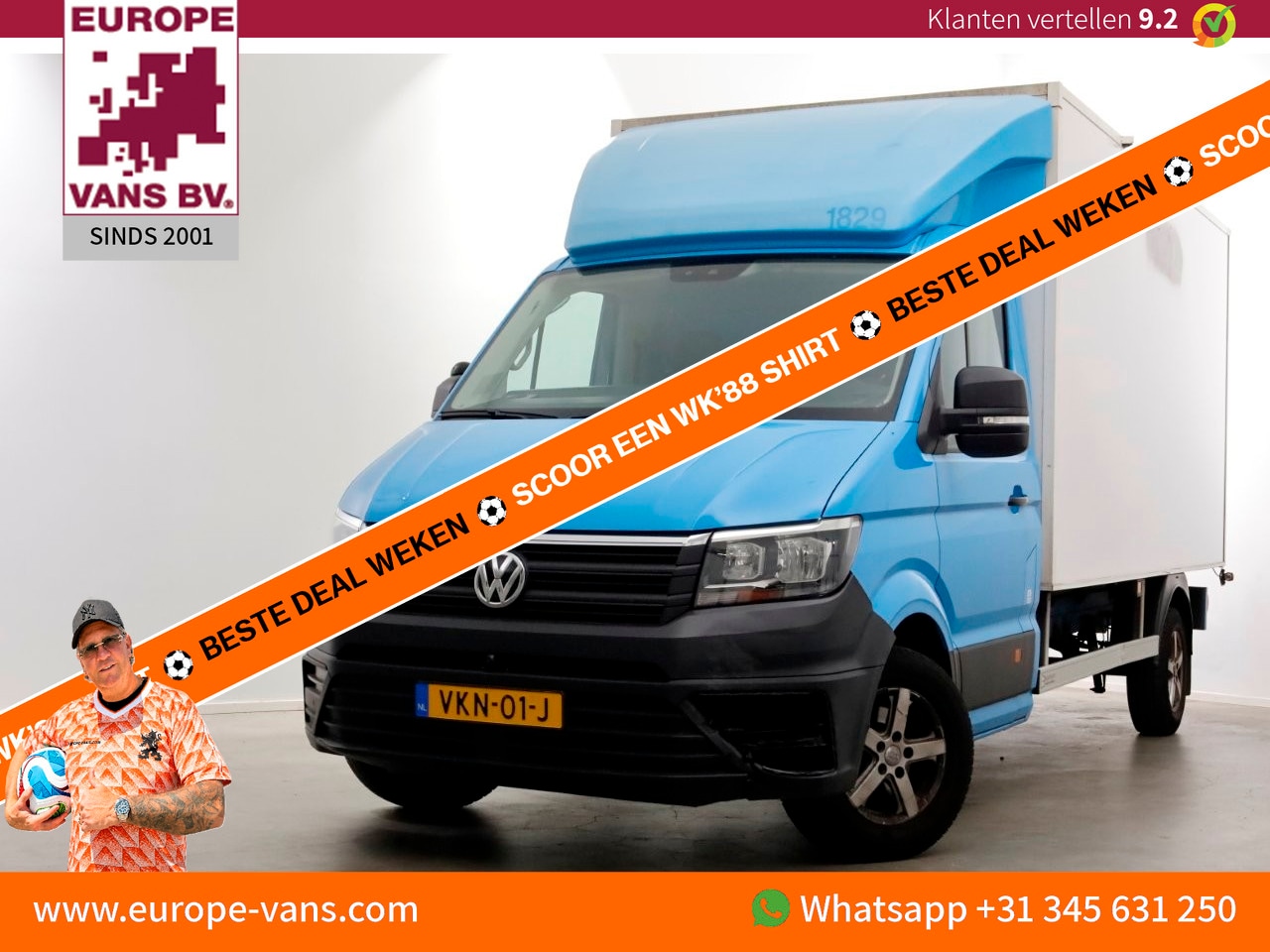 Volkswagen Crafter - 35 2.0 TDI E6 Bakwagen met achterdeuren 2-Persoons 05-2021 - AutoWereld.nl