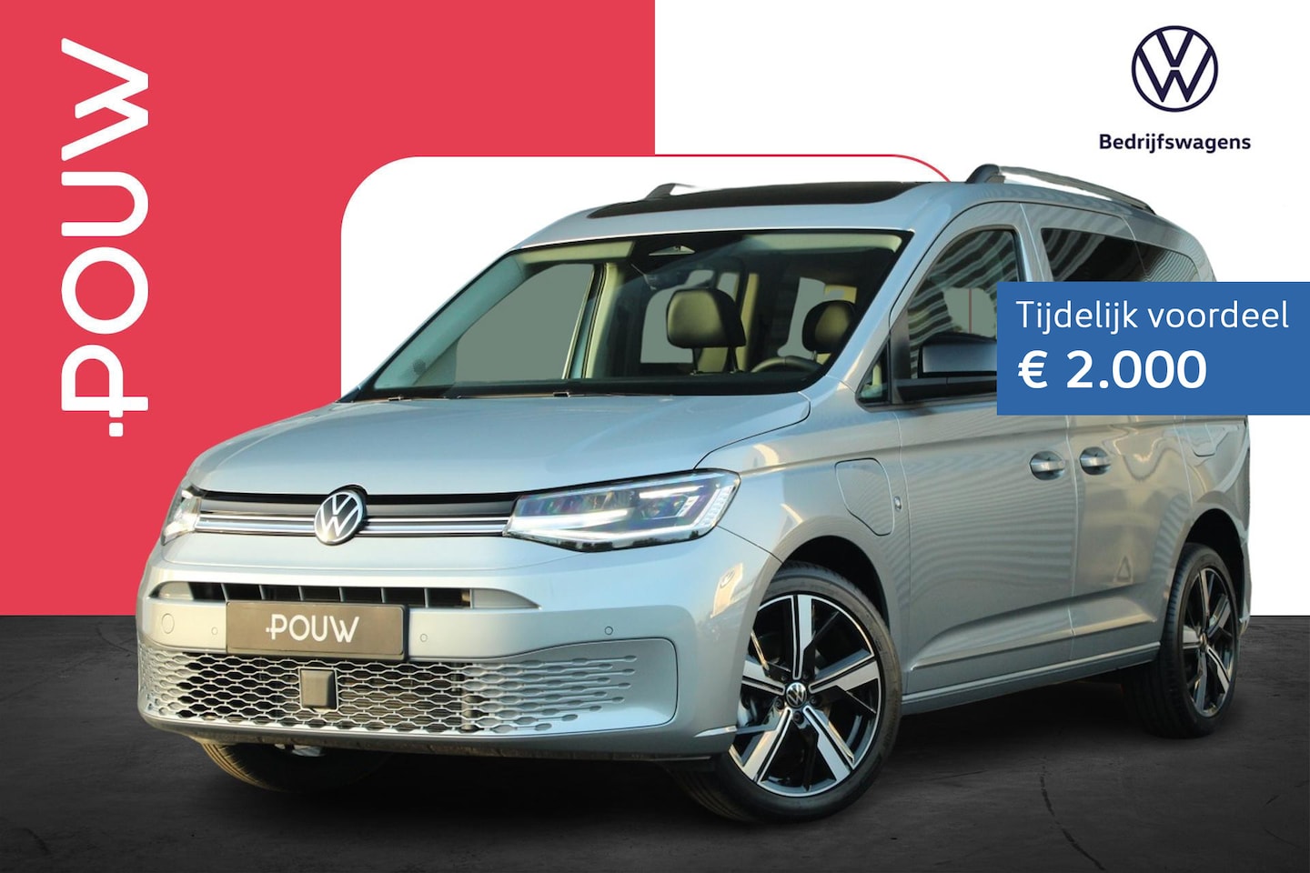 Volkswagen Caddy - Kombi 1.5 TSI 150pk Hybride Style | Winter Pakket | 18" Velgen - AutoWereld.nl