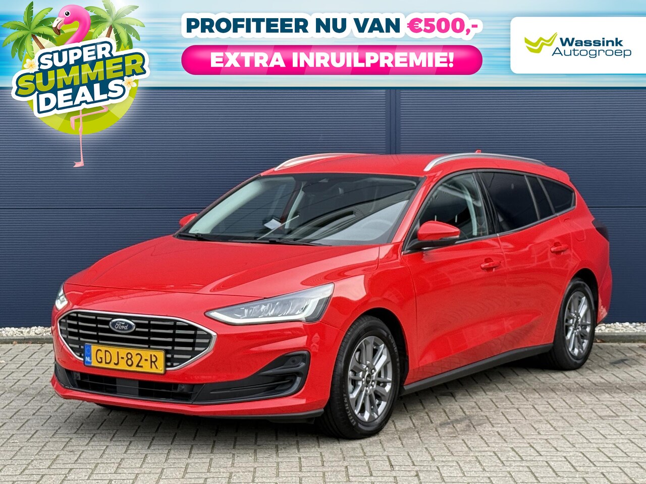 Ford Focus Wagon - 1.0 EcoBoost Hybrid 155pk Powershift \ Automaat | SUMMER DEALS | Titanium | Navigatie | Pa - AutoWereld.nl