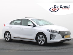 Hyundai IONIQ - Premium EV SOH 99%, Leer, Schuif-/Kanteldak, Camera, Apple Carplay, ACC, Trekhaak, PDC