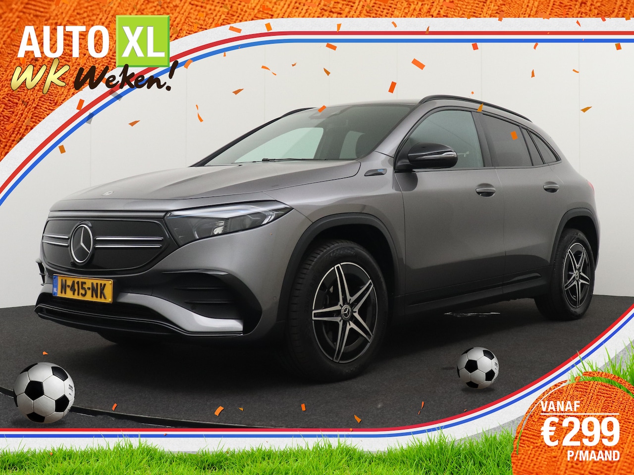 Mercedes-Benz EQA - 250 AMG Night-Pack 67 kWh (95%SOH) Camera Navi Carplay LED - AutoWereld.nl