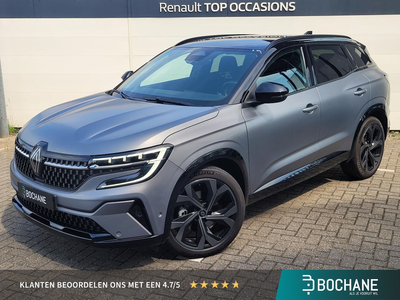 Renault Austral - 1.2 E-Tech full hybrid 200 techno esprit Alpine | Mat Grijs | Google Navi | Camera | Elek. - AutoWereld.nl