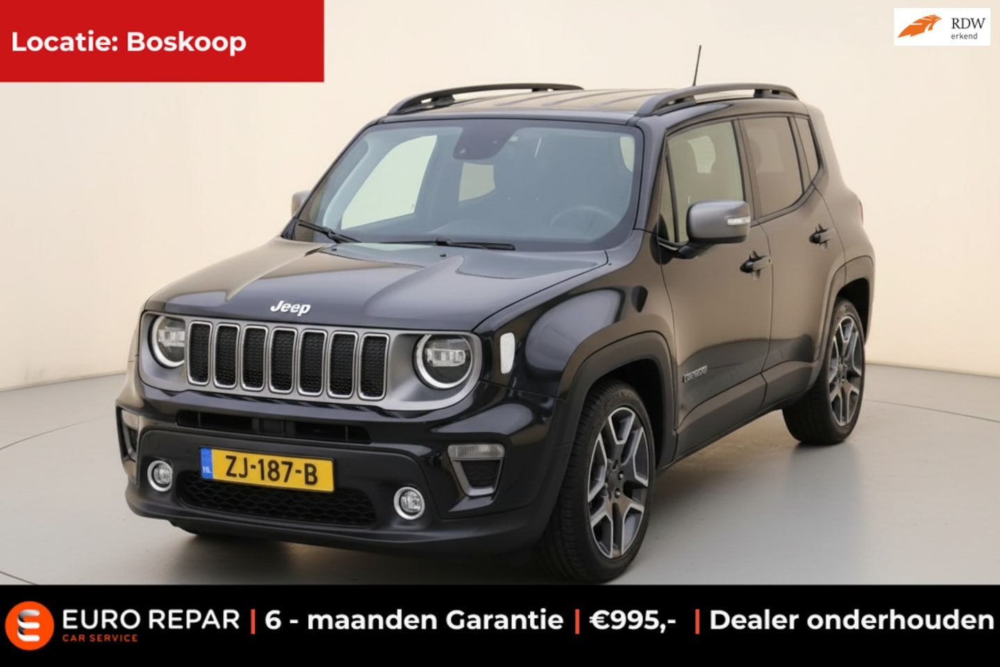 Jeep Renegade - 1.3T Limited NL-AUTO NAP CAMERA AUTOMAAT! - AutoWereld.nl