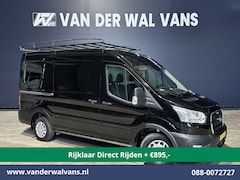 Ford Transit - 2.0 TDCI L2H2 Euro6 *Nieuwe apk* Airco | Camera | Navigatie | Imperiaal | Trekhaak | Trap
