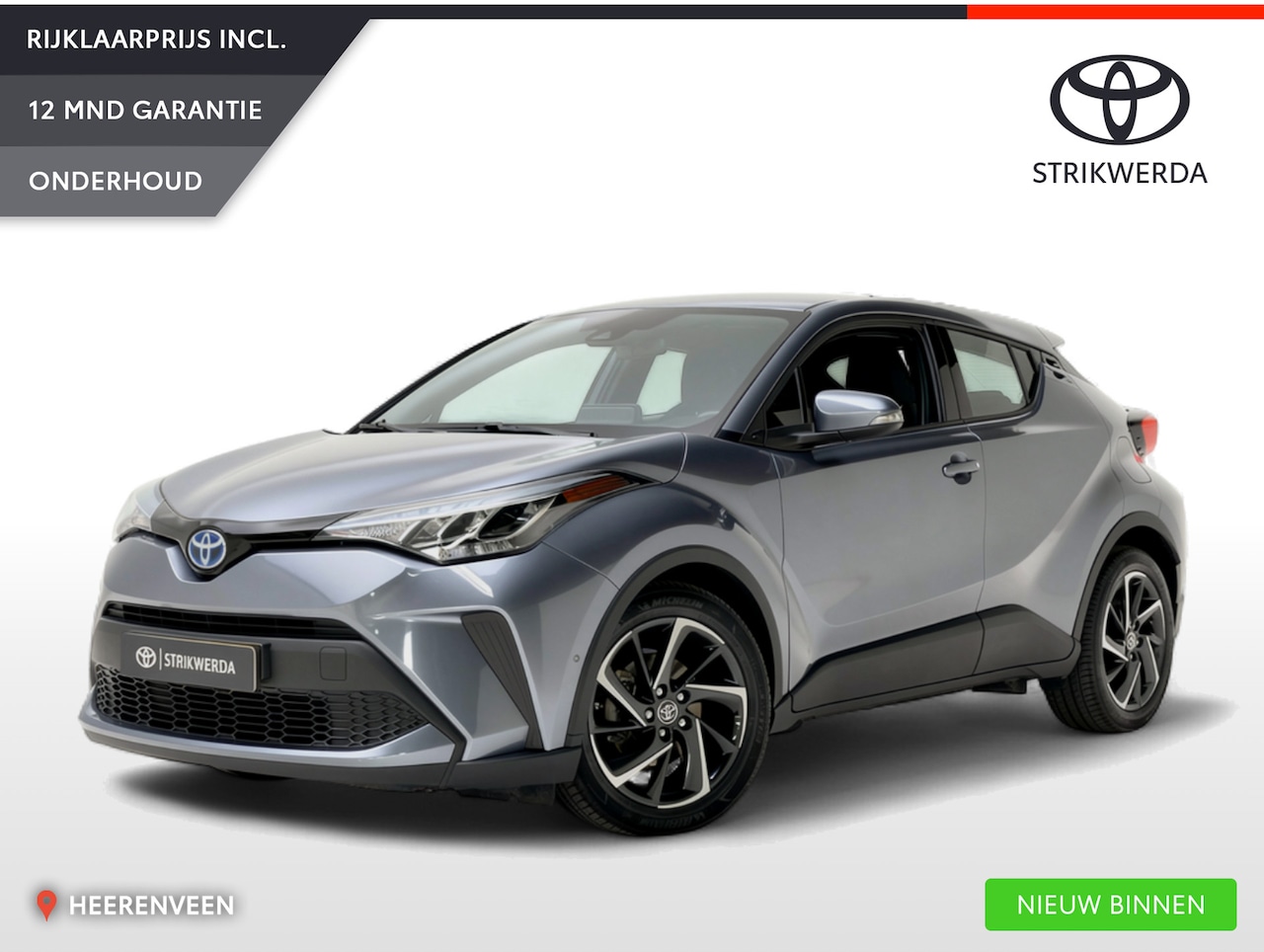 Toyota C-HR - 1.8 Hybrid Active | Trekhaak | Climate controle | Cruise control | - AutoWereld.nl
