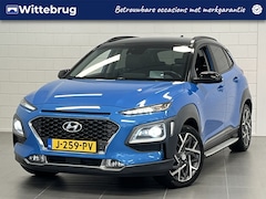 Hyundai Kona - 1.6 GDI HEV Premium LEDER | TWO TONE | 18 INCH VELGEN | ZEER COMPLETE AUTO MET LAGE KM STA