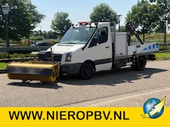 Volkswagen Crafter - 2.5TDI Openlaadbak Airco Cruisecontrol HIAB 013T + Veeg Machine / Borstel MARGE