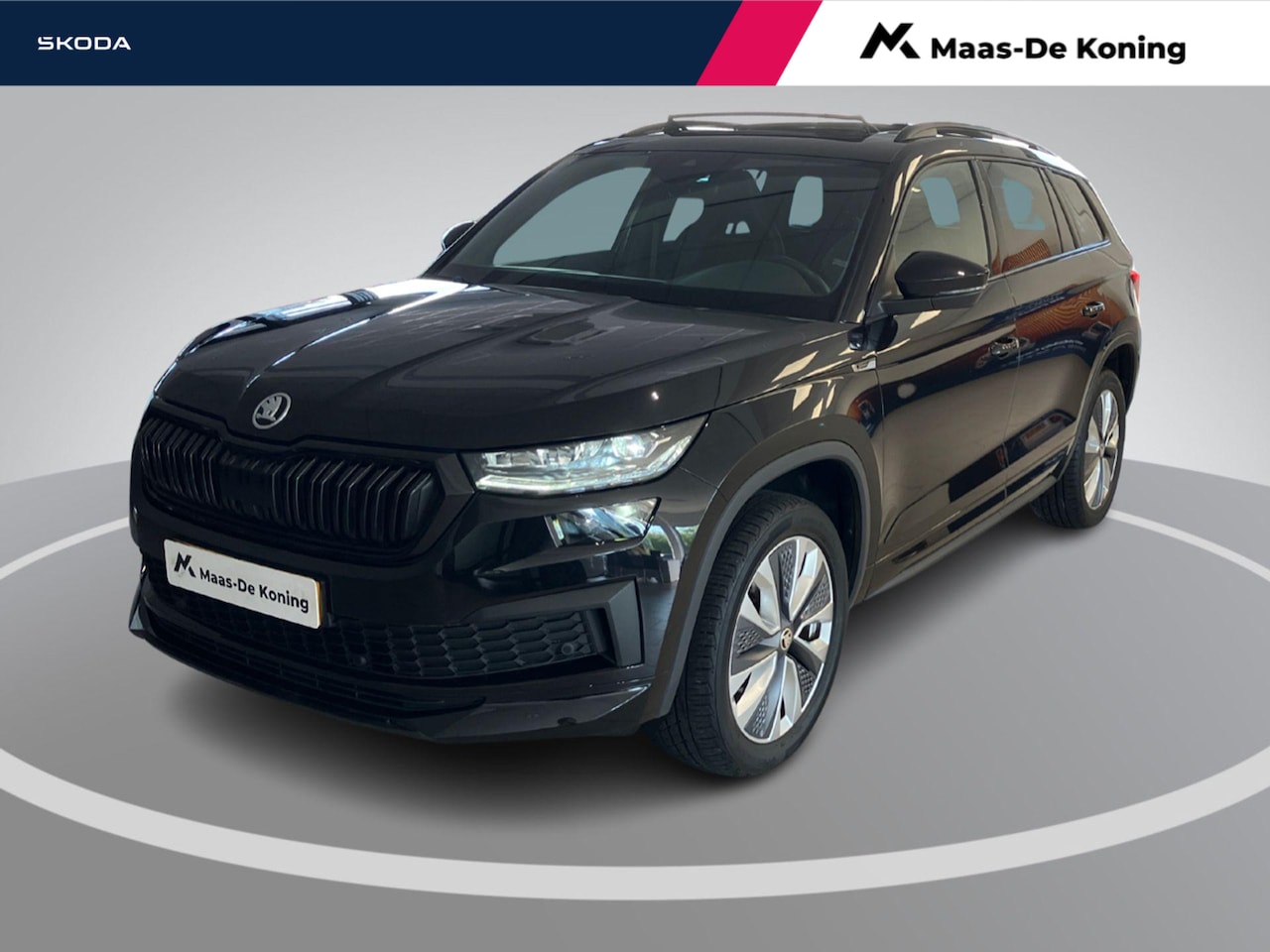 Skoda Kodiaq - 1.5TSI/150PK Sportline Business 7p. DSG · Panoramadak · Camera · Leder/Alcantara · Apple/A - AutoWereld.nl