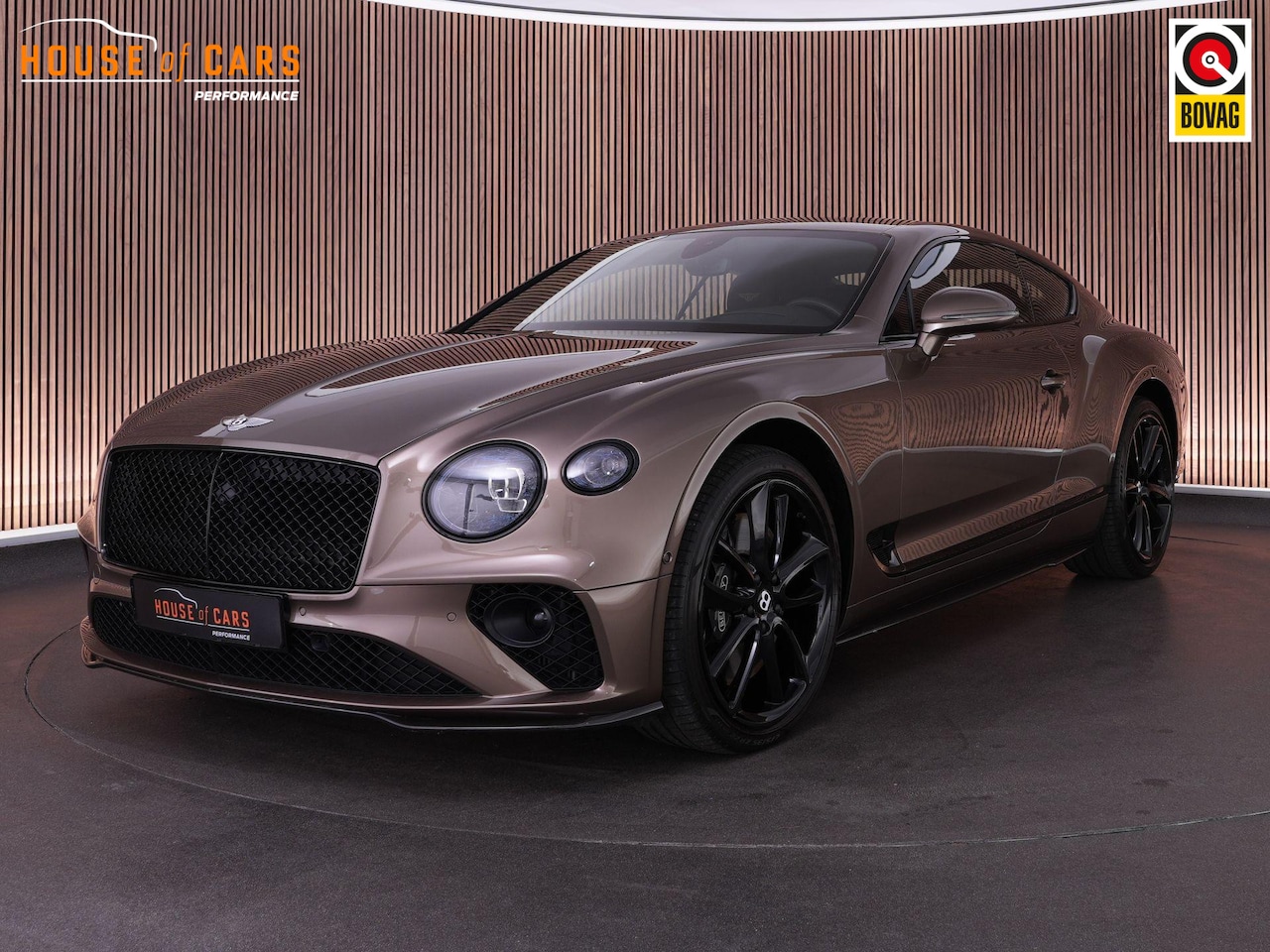Bentley Continental GT - 4.0 V8 550pk |Blackline|B&O|Mulliner Driving|Adaptive cruise|Rotating Display|Carbon|Massa - AutoWereld.nl