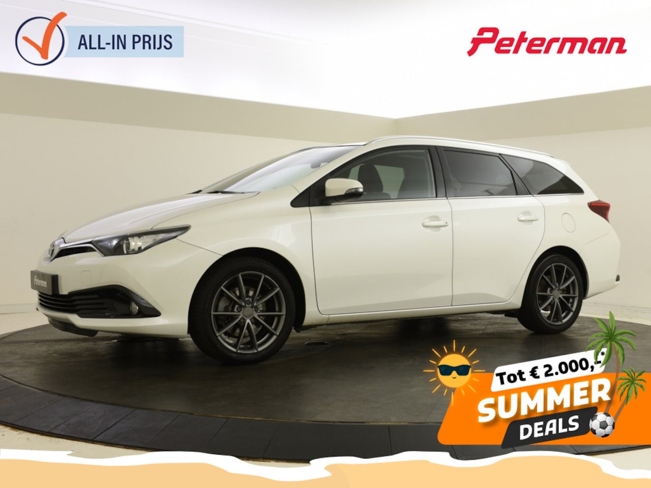 Toyota Auris Touring Sports - 1.8 Hybrid Trend | Naviagtie | Panoramadak | Camera - AutoWereld.nl