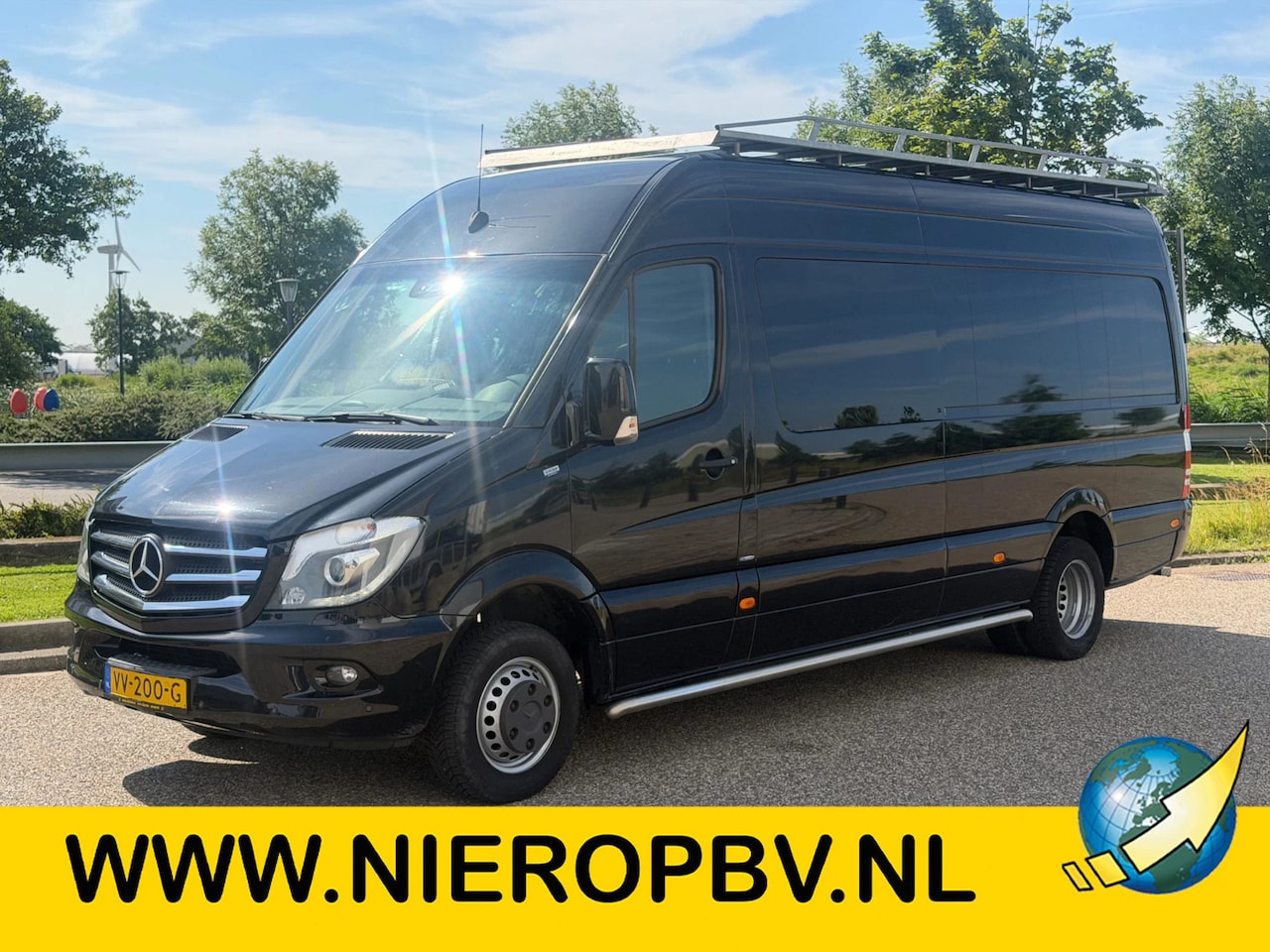 Mercedes-Benz Sprinter - 519CDI L3H2 Dubbelcabine Automaat Airco Navi Trekhaak V6 EURO 6 - AutoWereld.nl