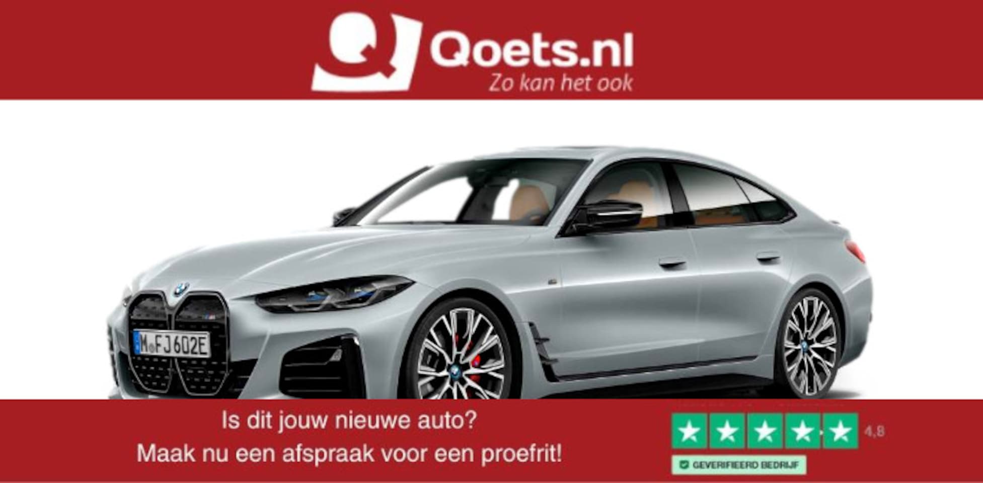 BMW i4 - M50 High Executive 84 kWh M Sport Pro - Trekhaak - Panoramadak - Driving Assistant Profess - AutoWereld.nl