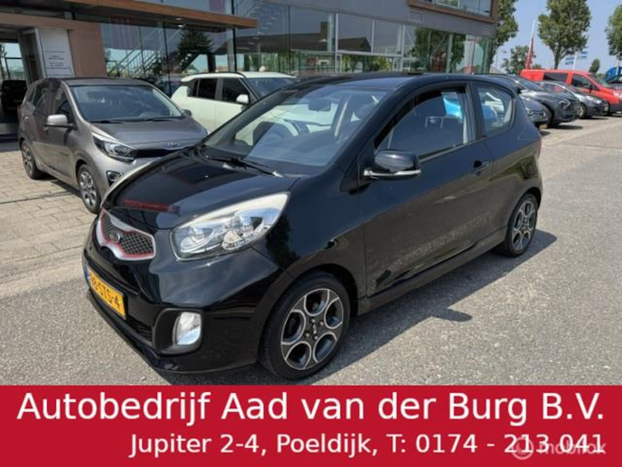 Kia Picanto - 1.2 85pk Sport Plus Pack 3 deurs , Airco Sporta Velgen , Parrot Bluetooth carkit , Electr. - AutoWereld.nl