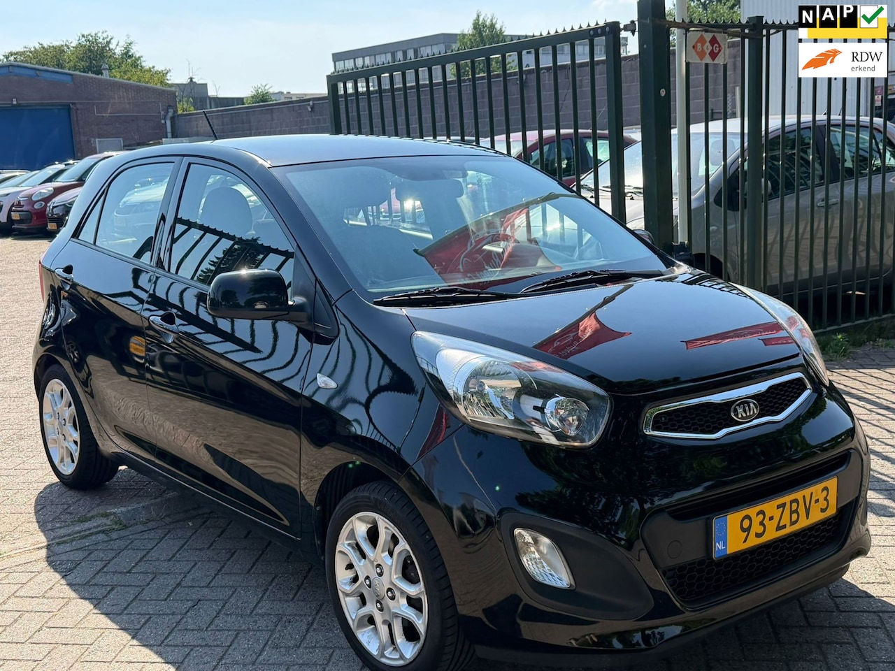 Kia Picanto - 1.2 CVVT ISG Comfort Start stop Pack zeer netjes airco elektrische ramen cv op afs trekhaa - AutoWereld.nl