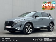 Nissan Qashqai - 1.3 MHEV Xtronic Tekna Plus / Fabrieksgarantie tot 10-2028 / Panorama dak / HUD / BOSE aud