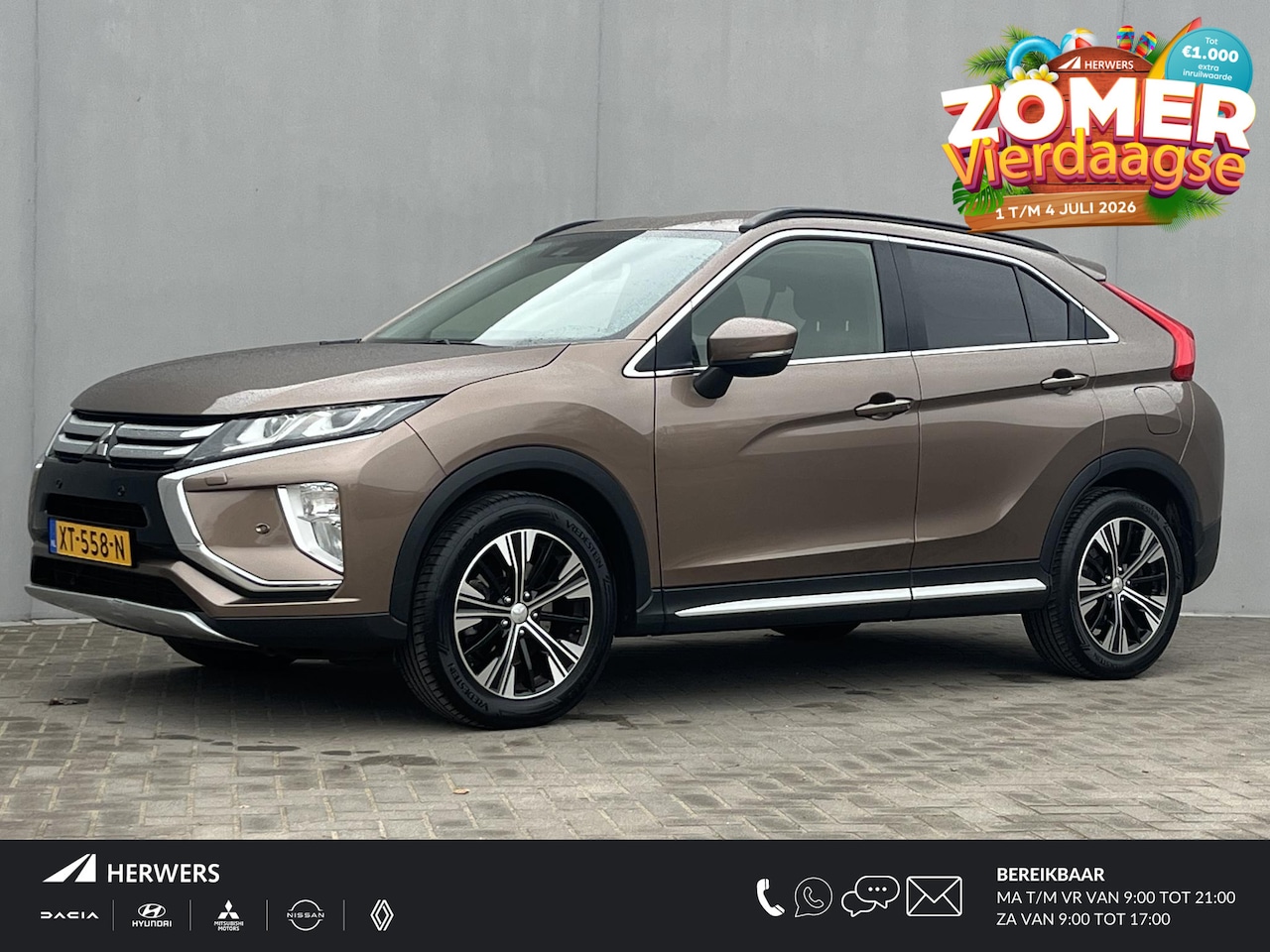 Mitsubishi Eclipse Cross - 1.5 DI-T First Edition / Trekhaak (1600 KG) / Cruise control / Apple carplay & Android aut - AutoWereld.nl
