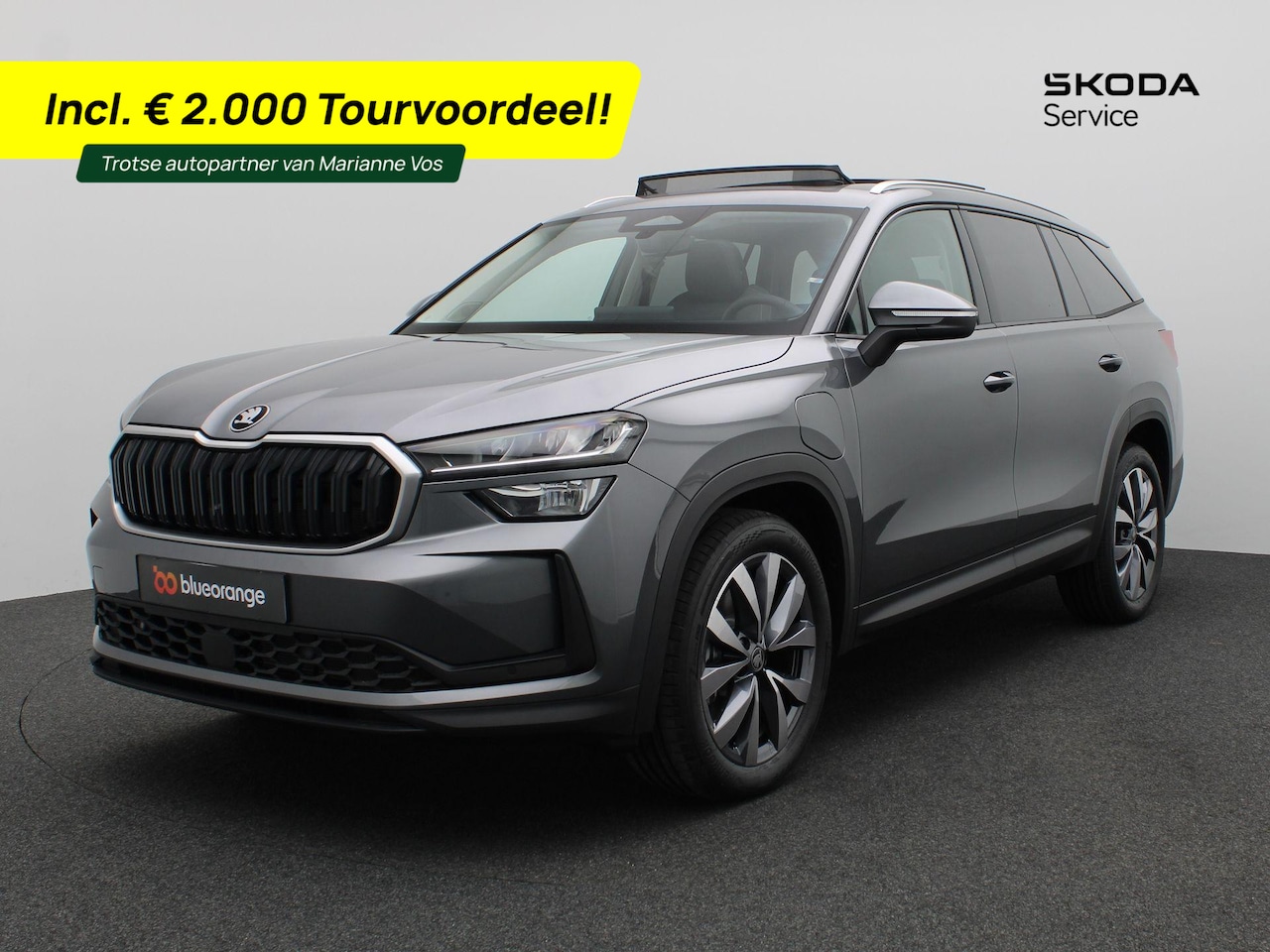 Skoda Kodiaq - 1.5 TSI PHEV Business Edition Plus 204PK DSG Pano-Schuifdak, Trekhaak, Side Assist, Virtua - AutoWereld.nl