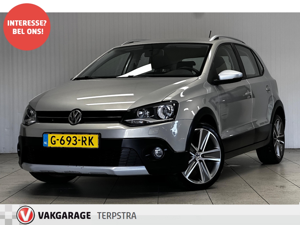 Volkswagen Polo - 1.2 TSI Cross/ 17'' LMV/ Stoelverw./ Navi/ Clima/ Cruise/ Elek. pakket/ Isofix/ Bluetooth/ - AutoWereld.nl