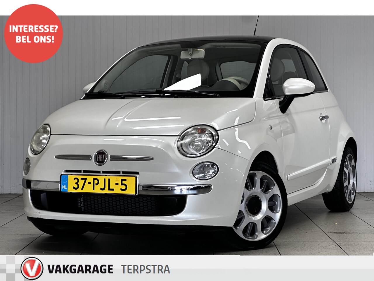 Fiat 500 - 1.2 Lounge/ Automaat!/ Panorama-Dak/ Airco/ Elek. pakket/ Isofix/ Blue & Me/ AUX & USB/ Ch - AutoWereld.nl