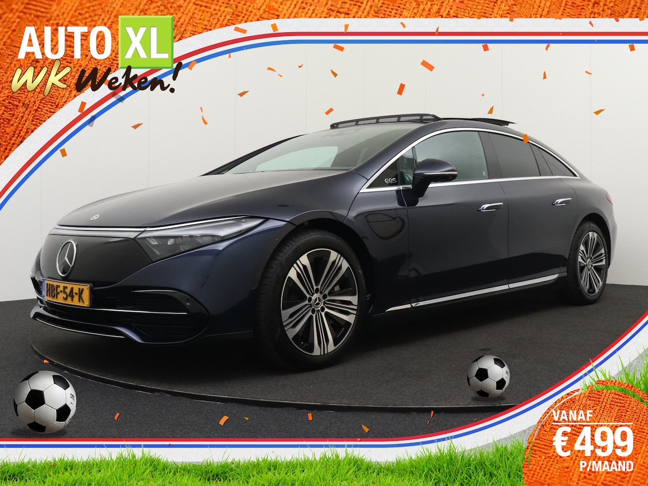 Mercedes-Benz EQS - 450+ Luxury Line 118 kWh Pano-dak Burmester Leder 360' Camera - AutoWereld.nl