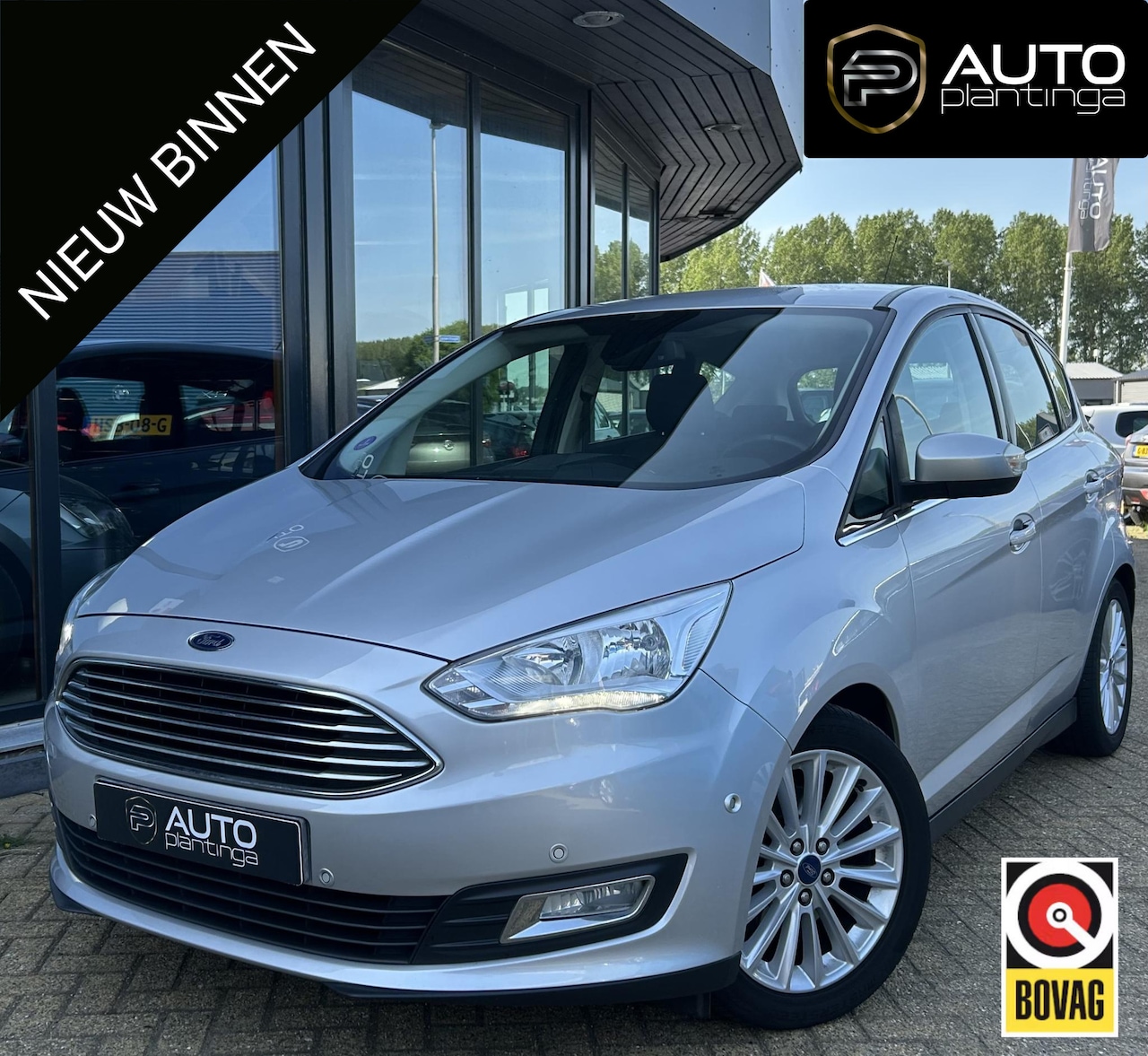 Ford C-Max - 1.5 Titanium 150PK | Trekhaak | 1500KG Trekgewicht | 2e Eigenaar | NL AUTO | Onderhoudshis - AutoWereld.nl