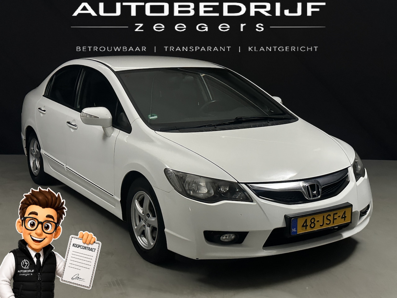 Honda Civic - 1.3 Hybrid *AC*Automaat*Hybrid*Heatseat* - AutoWereld.nl