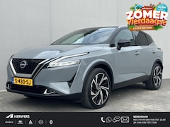 Nissan Qashqai - 1.3 MHEV Xtronic Tekna Plus / Trekhaak (1.800KG) / All Season Banden / HUD / 360 Camera /