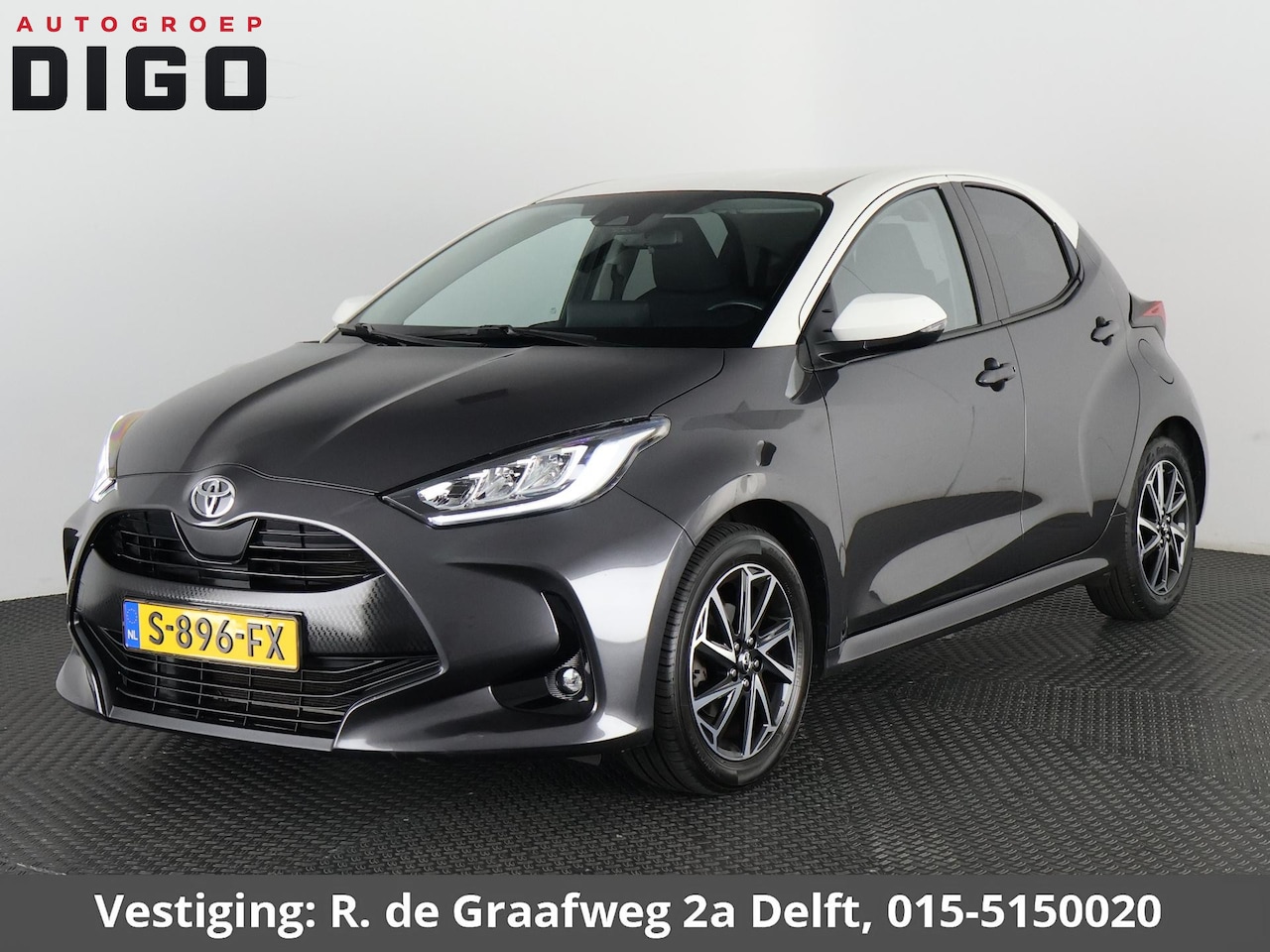 Toyota Yaris - 1.5 VVT-I First Edition Bi-Tone Automaat | Apple Carplay & AndroidAUTO | Camera | Lichtmet - AutoWereld.nl