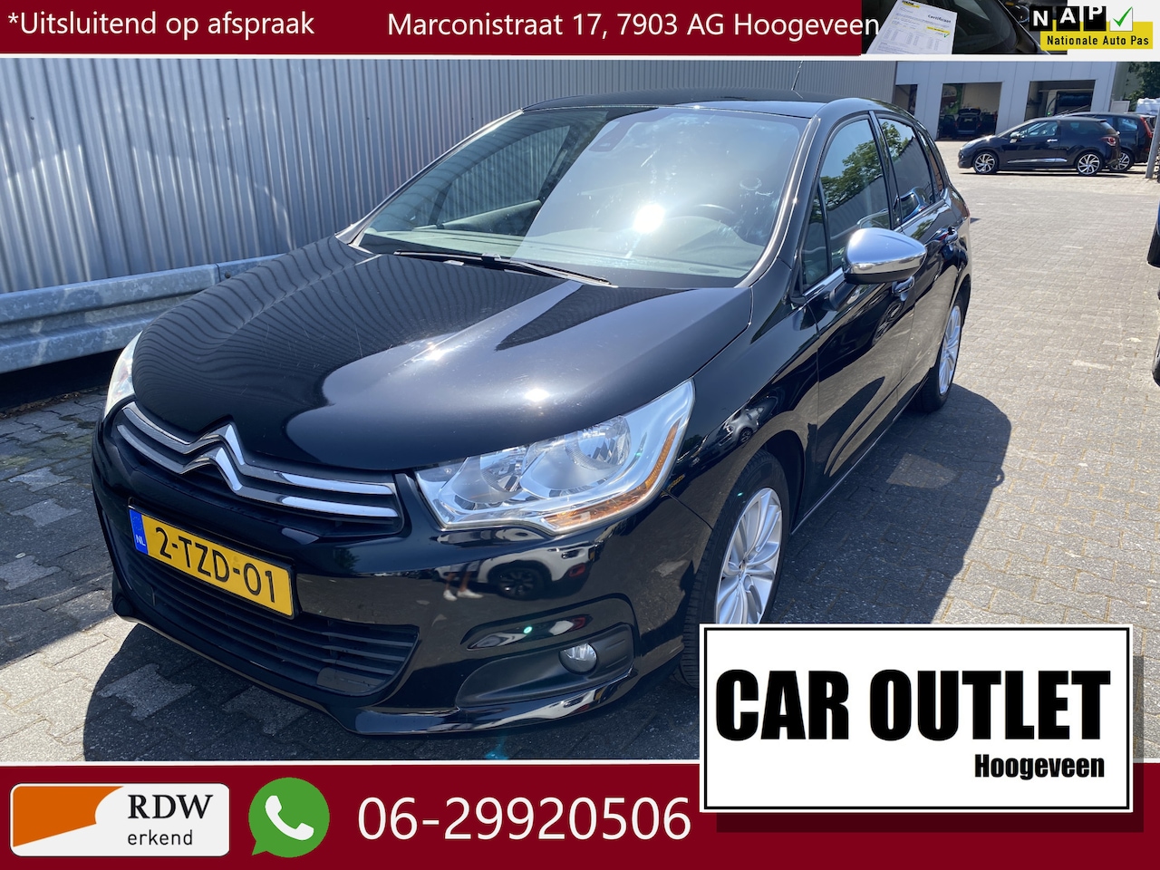 Citroën C4 - 1.2 PureTech Exclusive 154Dkm.NAP, Clima, CC, Navi, PDC, LM, Trekh, nw. APK – Inruil Mogel - AutoWereld.nl