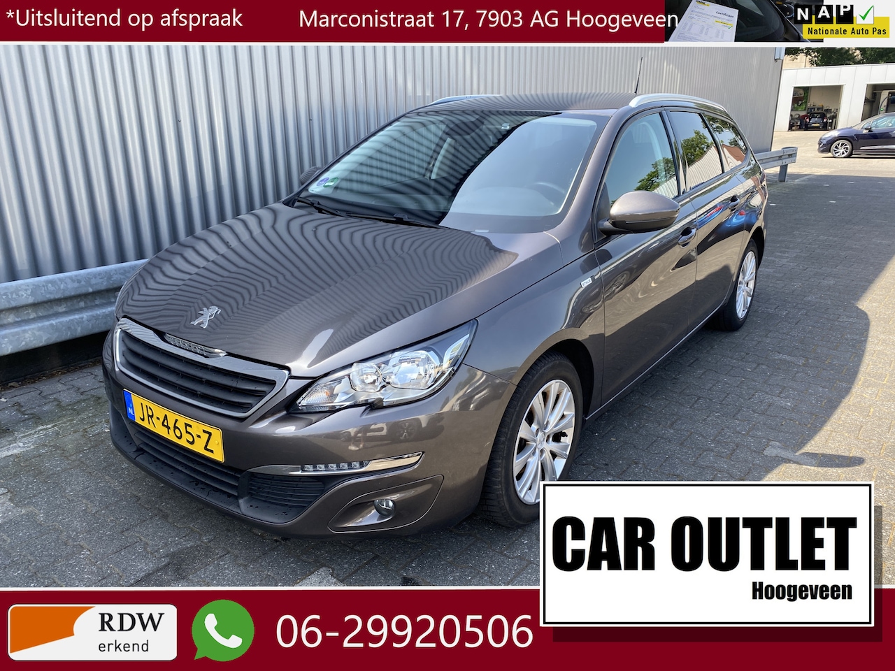 Peugeot 308 SW - 1.2 PureTech Style Clima, Navi, CC, PDC, LM, Trekh, nw. APK – Inruil Mogelijk – - AutoWereld.nl