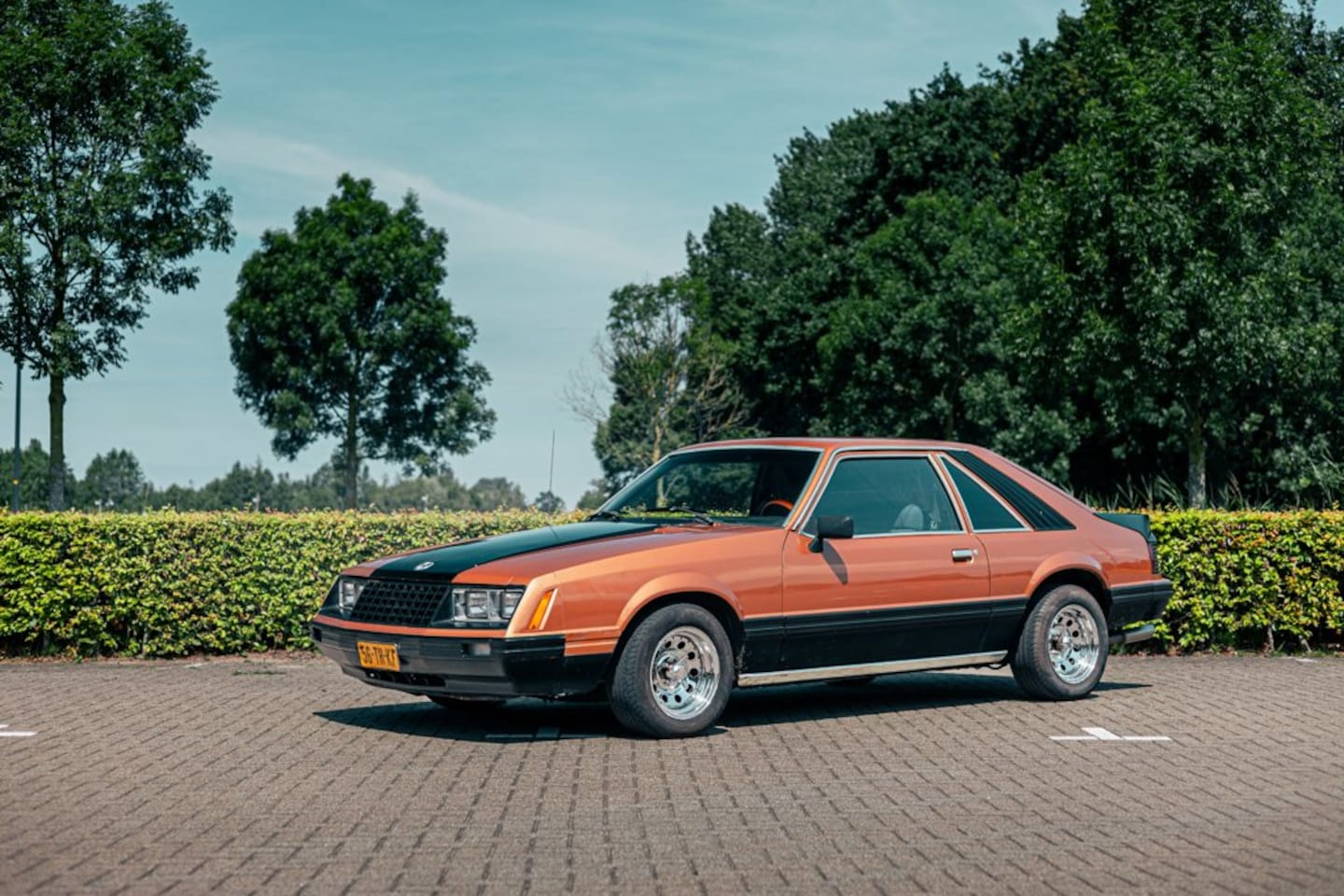 Ford Mustang - Foxbody | Windsor 302 | Holley carb | Edelbrock | Gesmede zuigers - AutoWereld.nl