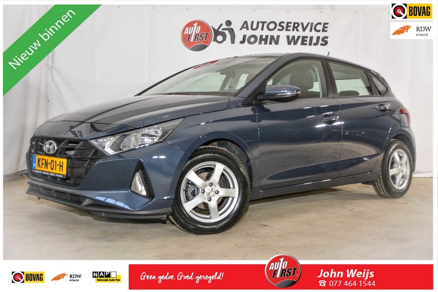 Hyundai i20 - 1.2 MPI i-Motion airco, stoelverwarming voor - AutoWereld.nl