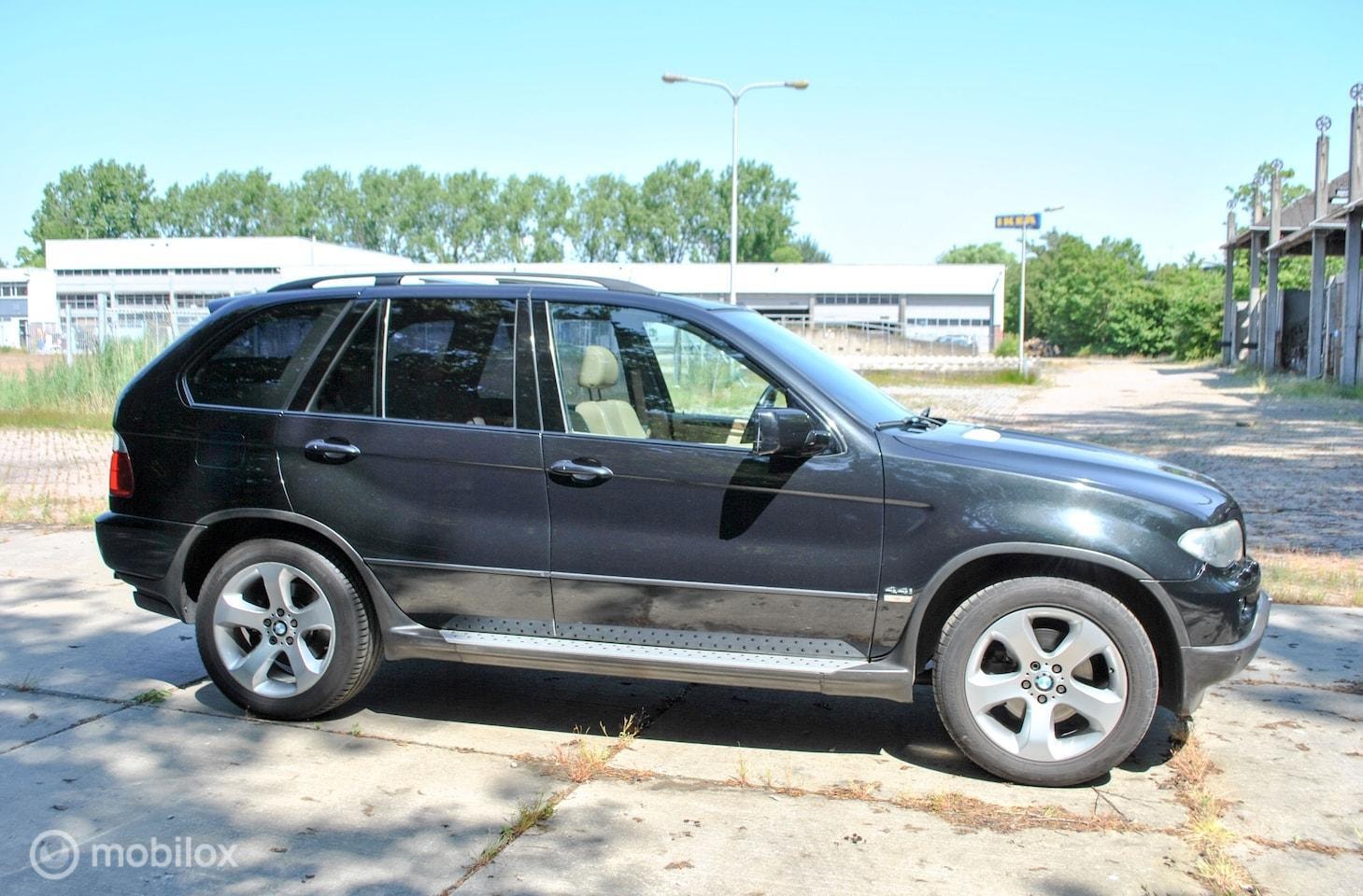 BMW X5 - 4.4i High Executive E53 V8 Sportpakket Panoramadak Afn.Trekhaak Voll.Historie Achteruitrij - AutoWereld.nl
